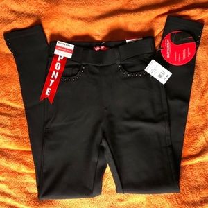 Studded Rocker Business Casual Ponte Dress Pants